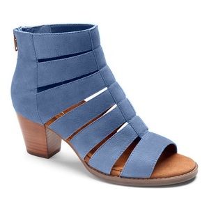 NWOT Vionic Aloft Harlow Heeled Sandal in Blue